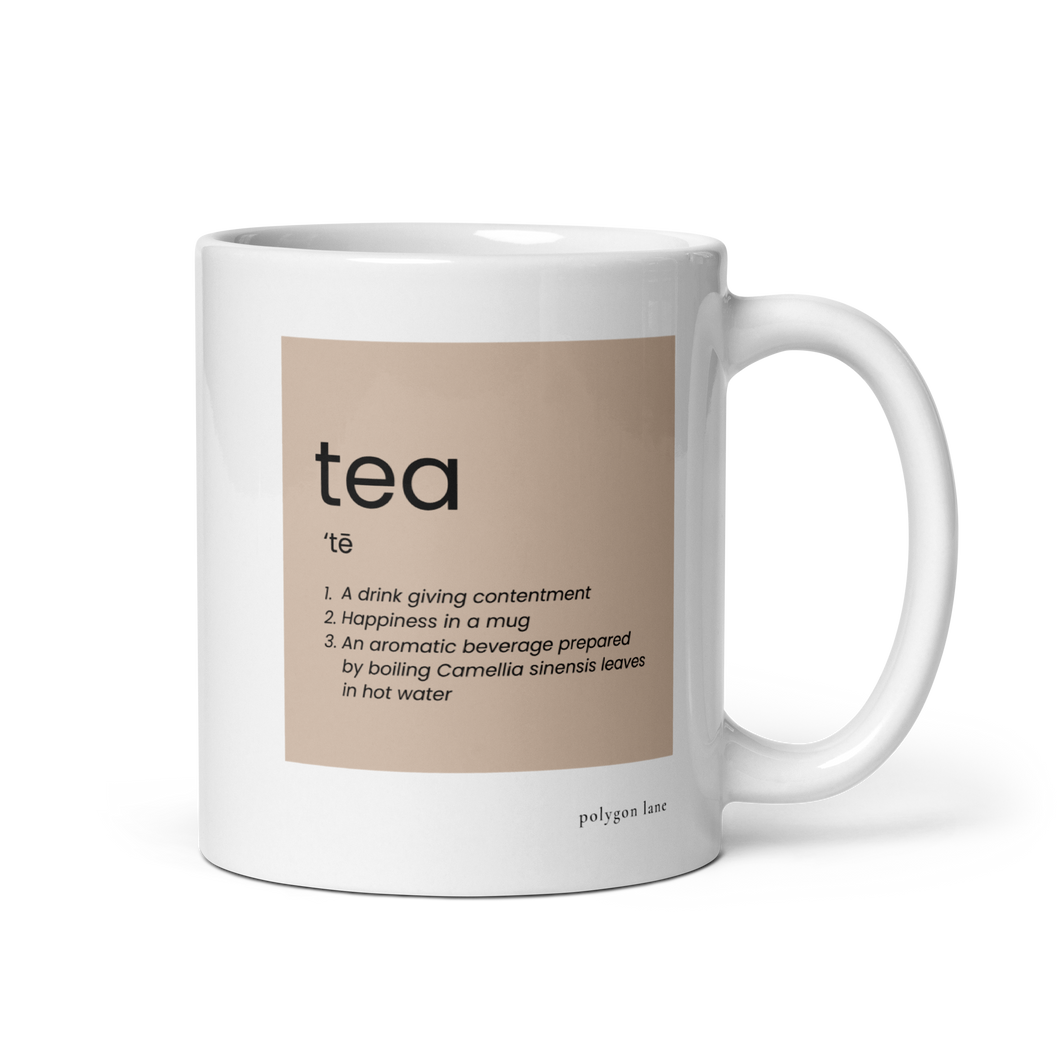 Definition of Tea Mug in Taupe