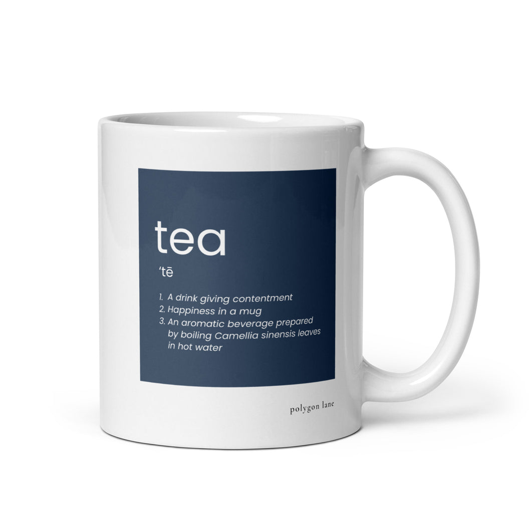 Definition of Tea Mug in Midnight Blue